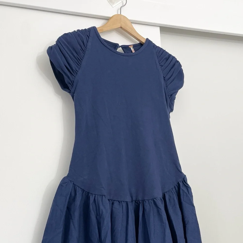 NWOT Free People Afternoon Elegance Midi Drop Waist Dress Size Medium - Picture 5 of 13